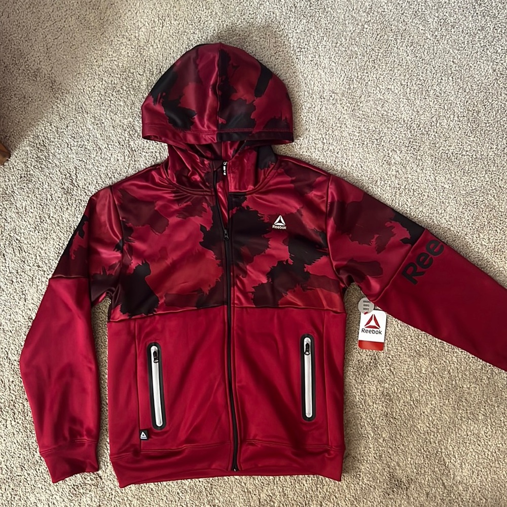Boys Reebok zip up sweater